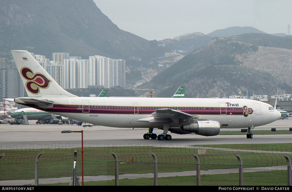 Aircraft Photo of HS-TGR | Airbus A300B4-103 | Thai Airways International | AirHistory.net #27749