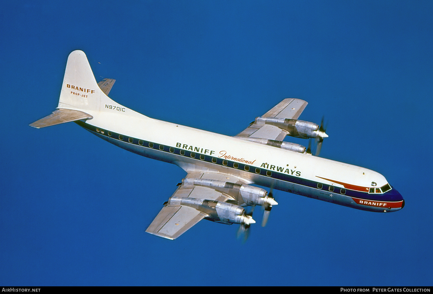 Aircraft Photo of N9701C | Lockheed L-188A Electra | Braniff International Airways | AirHistory.net #27758