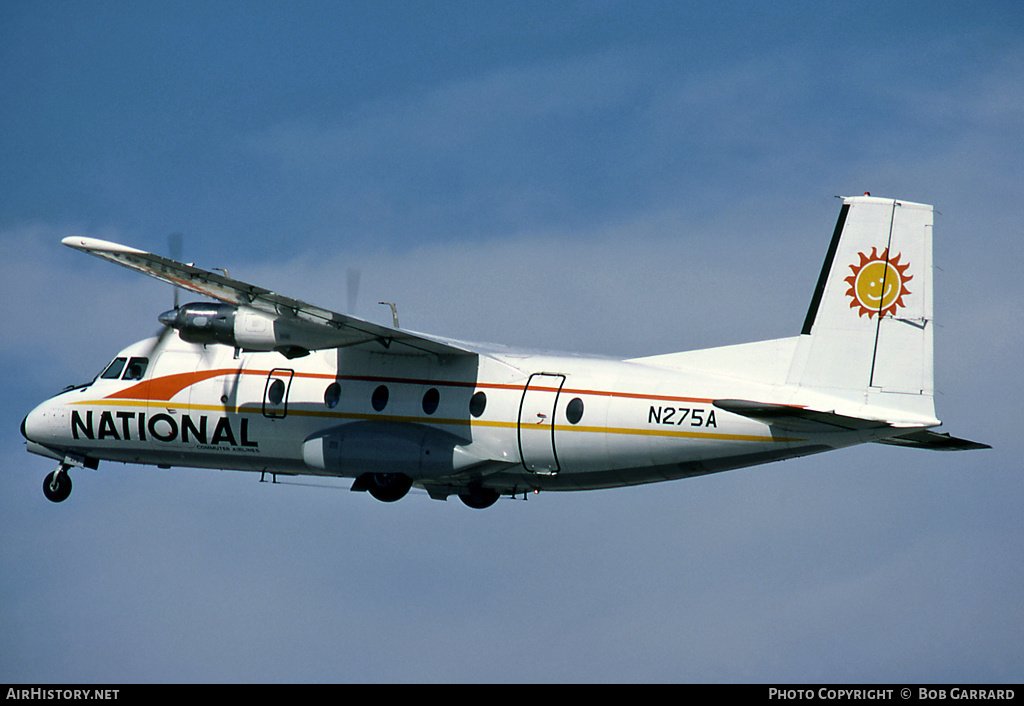 Aircraft Photo of N275A | Nord 262A-30 | National Commuter Airlines | AirHistory.net #27786