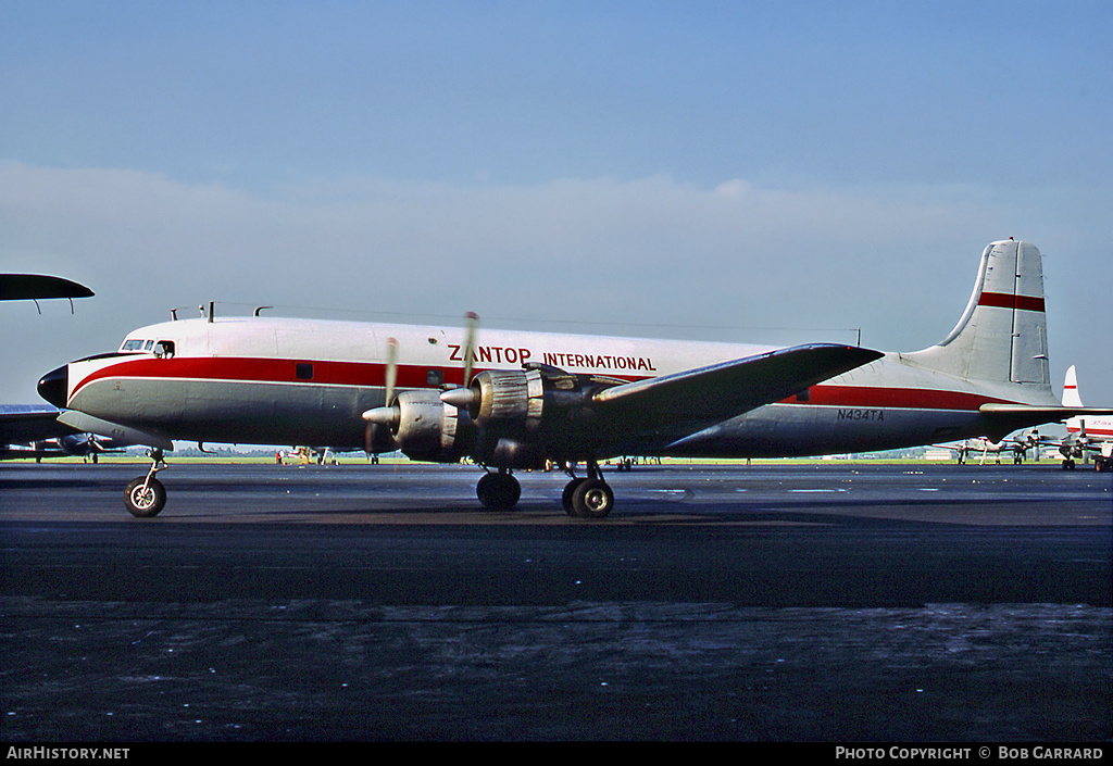Aircraft Photo of N434TA | Douglas DC-6B(ST) | Zantop International Airlines | AirHistory.net #27796