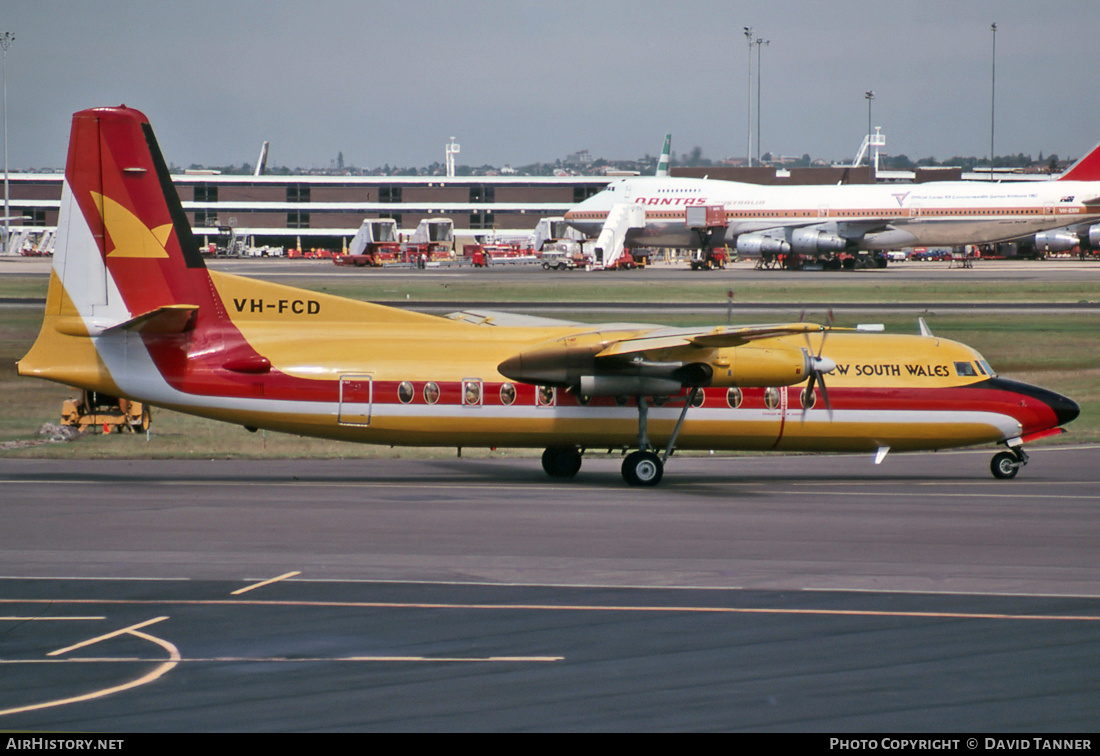 Aircraft Photo of VH-FCD | Fokker F27-500F Friendship | Air New South Wales | AirHistory.net #27799