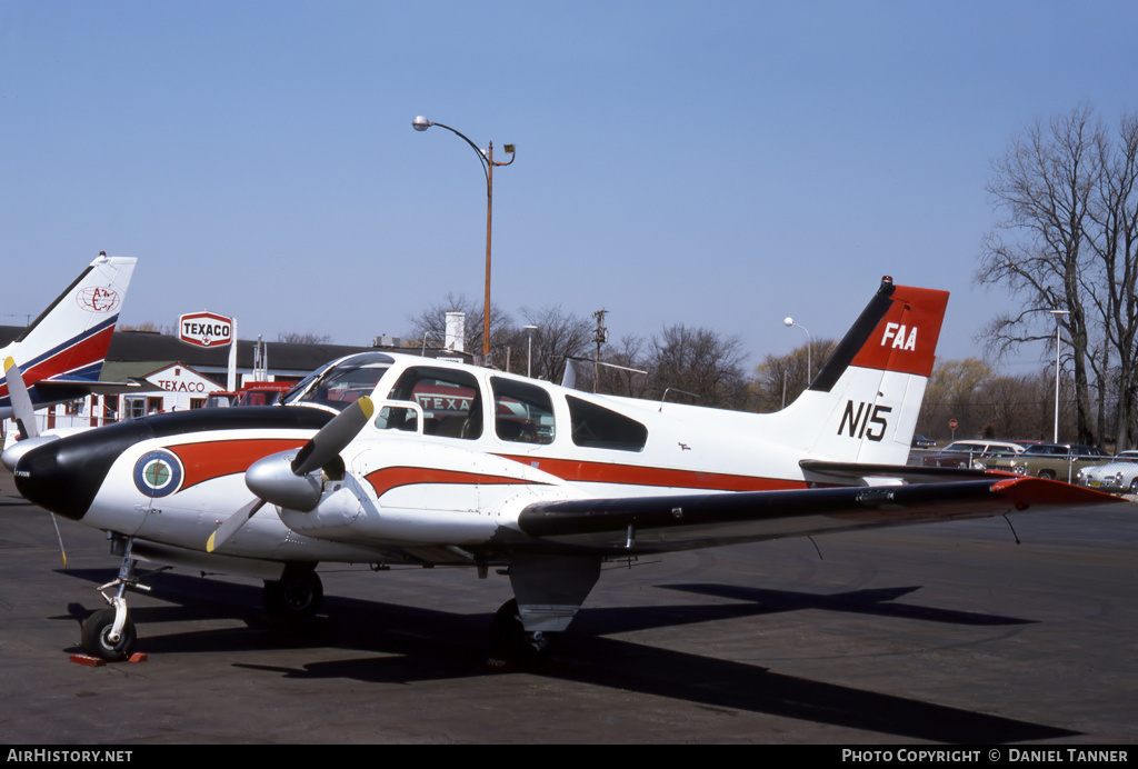 Aircraft Photo of N15 | Beech B55 Baron (95-B55) | FAA - Federal Aviation Administration | AirHistory.net #27814