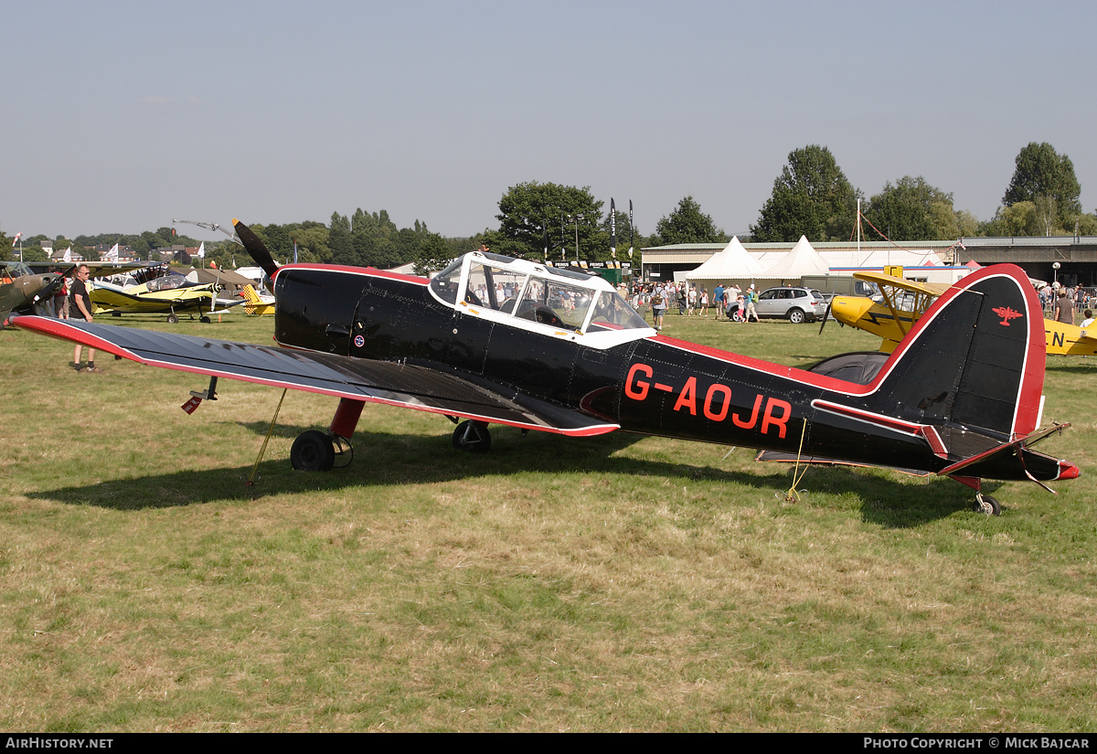 Aircraft Photo of G-AOJR | De Havilland DHC-1 Chipmunk Mk22 | AirHistory.net #27865