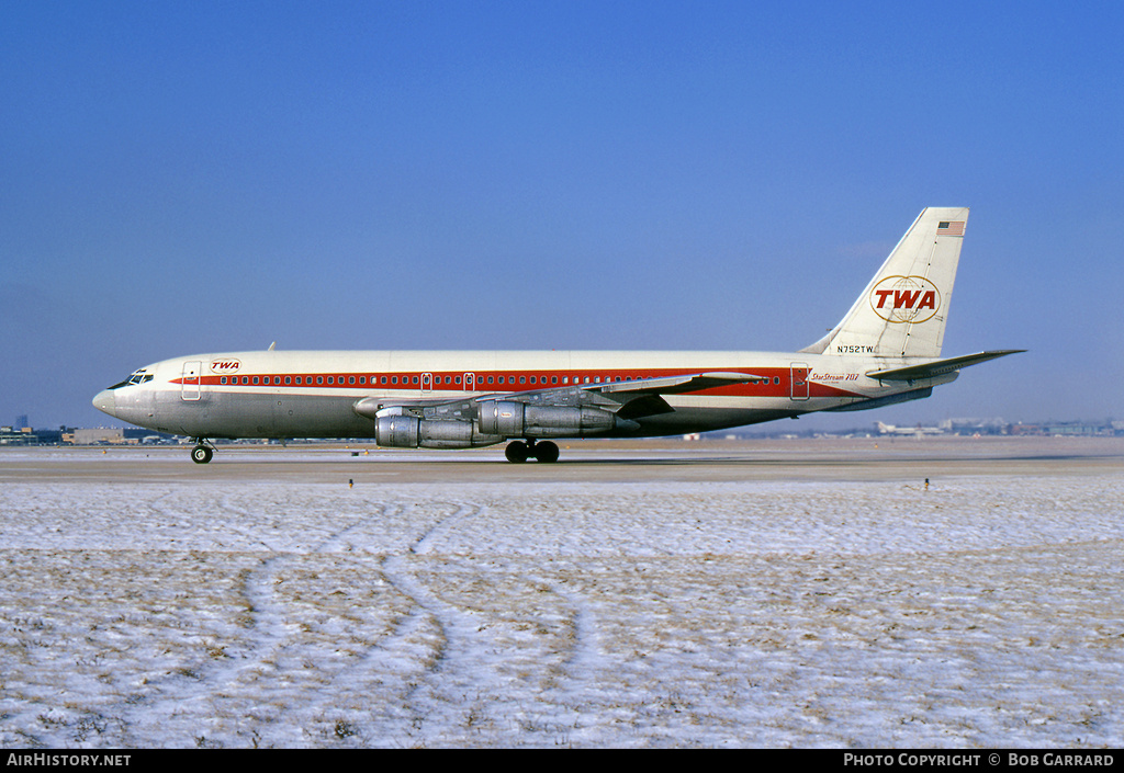 Aircraft Photo of N752TW | Boeing 707-131B | Trans World Airlines - TWA | AirHistory.net #27874