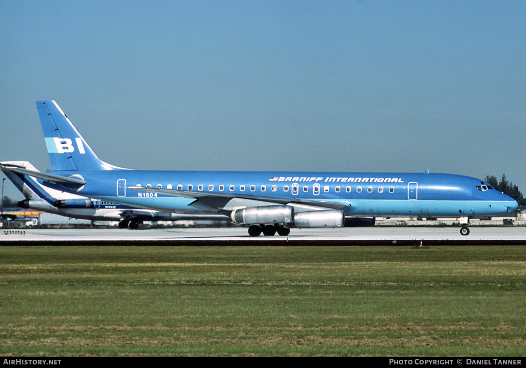 Aircraft Photo of N1804 | McDonnell Douglas DC-8-62 | Braniff International Airways | AirHistory.net #27881