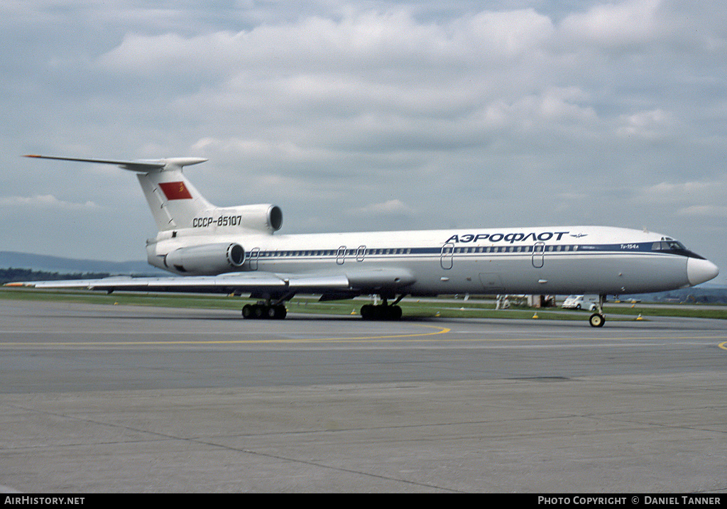 Aircraft Photo of CCCP-85107 | Tupolev Tu-154A | Aeroflot | AirHistory.net #27890