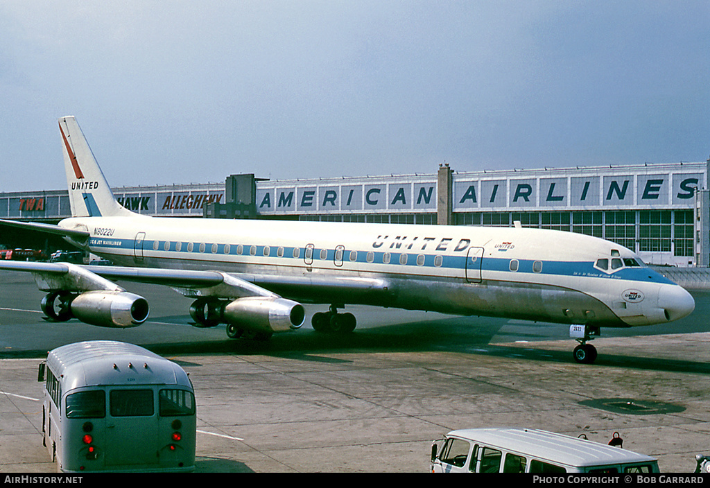 Aircraft Photo of N8022U | Douglas DC-8-21 | United Air Lines | AirHistory.net #27893