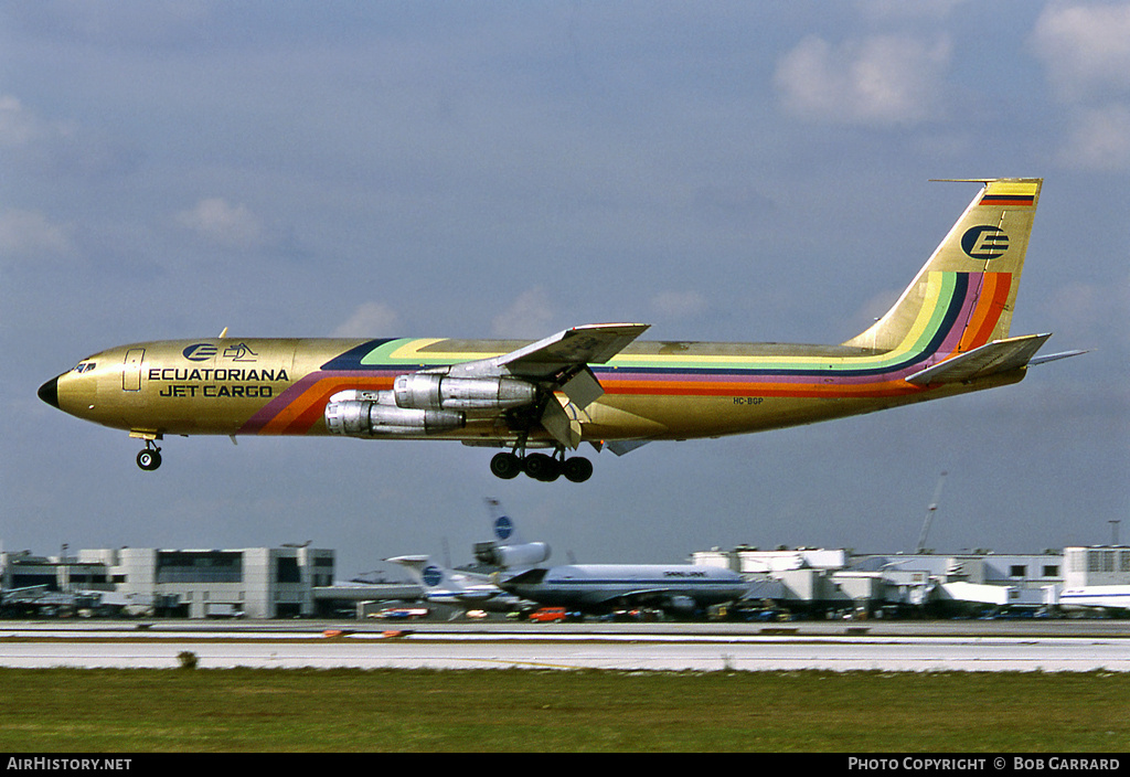 Aircraft Photo of HC-BGP | Boeing 707-321C | Ecuatoriana Jet Cargo | AirHistory.net #27894