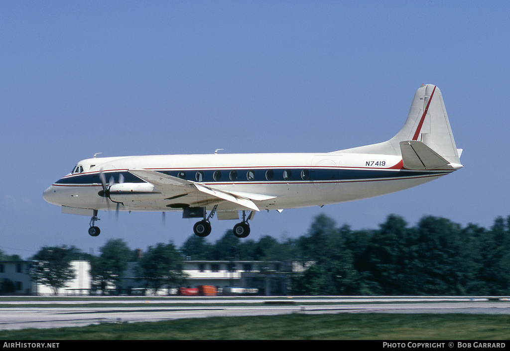 Aircraft Photo of N7419 | Vickers 745D Viscount | AirHistory.net #27899