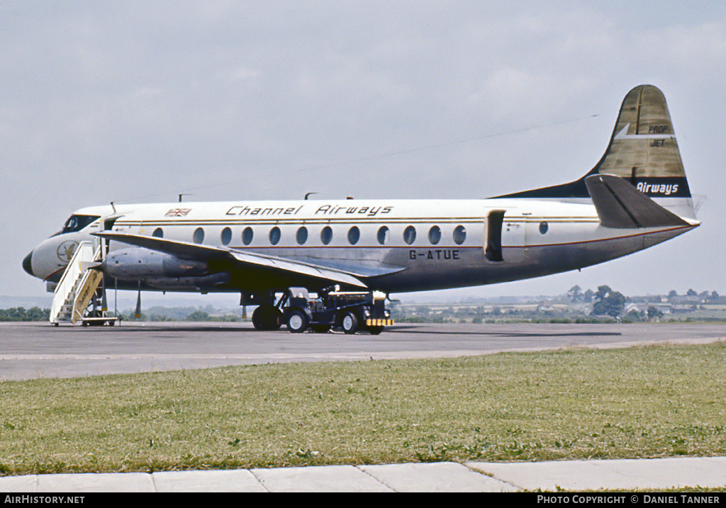 Aircraft Photo of G-ATUE | Vickers 812 Viscount | Channel Airways | AirHistory.net #27903