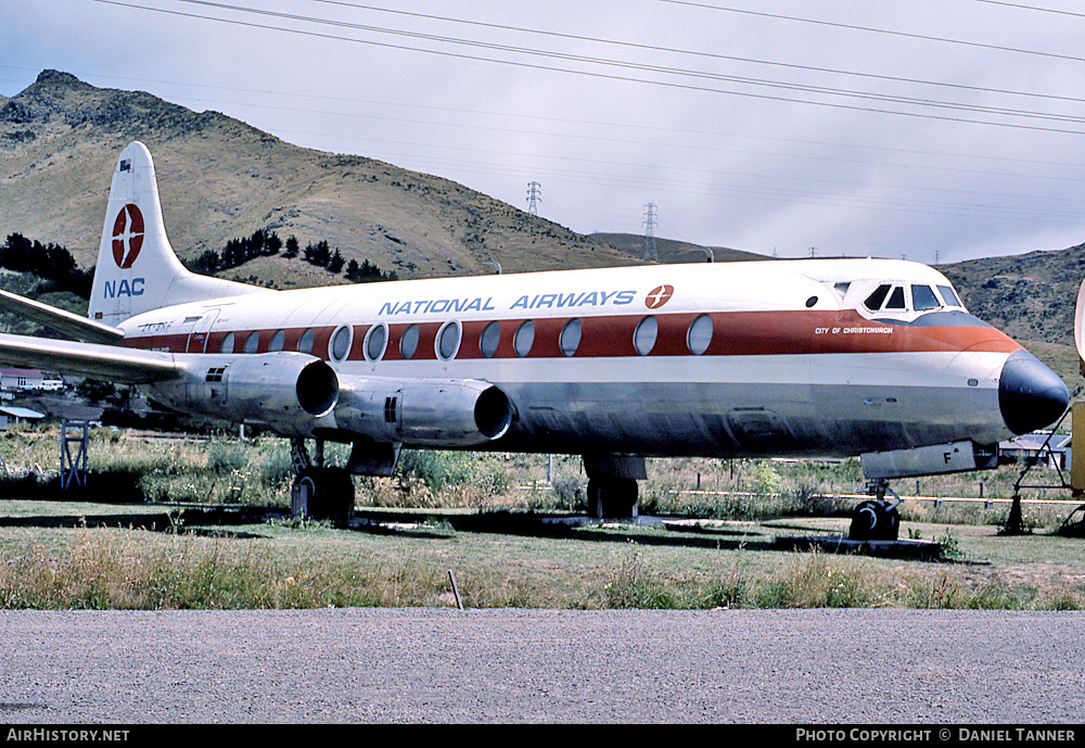 Aircraft Photo of ZK-BRF | Vickers 807 Viscount | New Zealand National Airways Corporation - NAC | AirHistory.net #27914