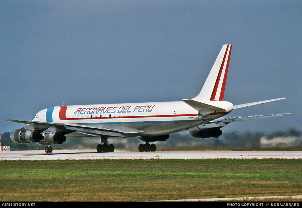 Aircraft Photo of OB-R-1200 | Douglas DC-8-55(F) | Aeronaves del Peru | AirHistory.net #27923