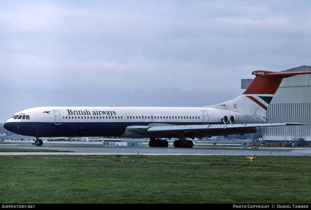 Aircraft Photo of G-ASGK | Vickers Super VC10 Srs1151 | British Airways | AirHistory.net #27924
