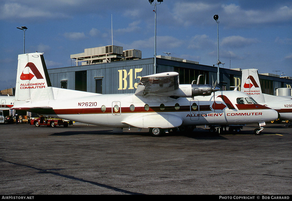 Aircraft Photo of N26210 | Nord 262A-12 | Allegheny Commuter | AirHistory.net #27936