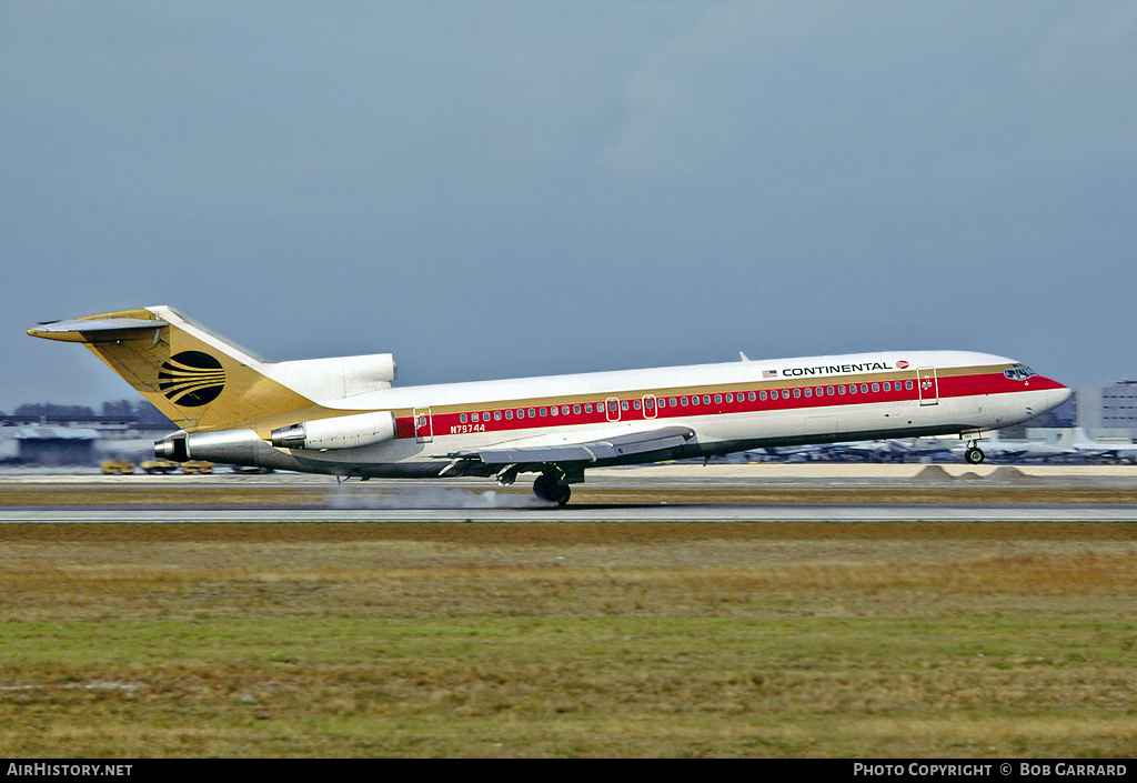 Aircraft Photo of N79744 | Boeing 727-224/Adv | Continental Airlines | AirHistory.net #27941
