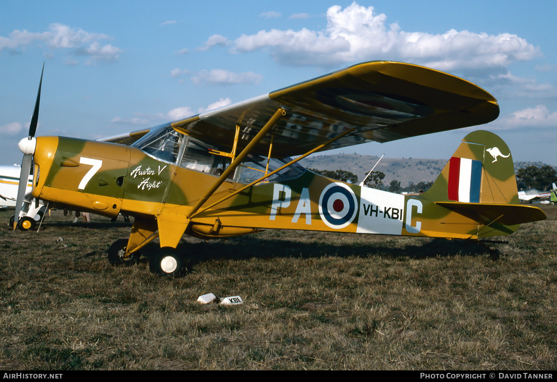 Aircraft Photo of VH-KBI | Auster J-1B Aiglet | UK - Air Force | AirHistory.net #27943