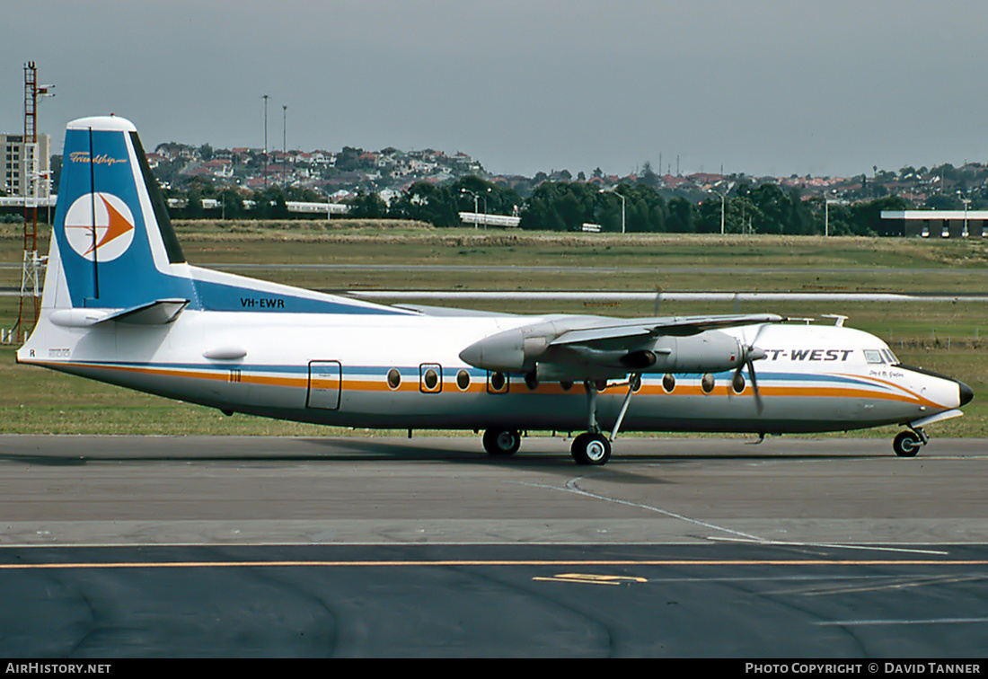 Aircraft Photo of VH-EWR | Fokker F27-500 Friendship | East-West Airlines | AirHistory.net #27953