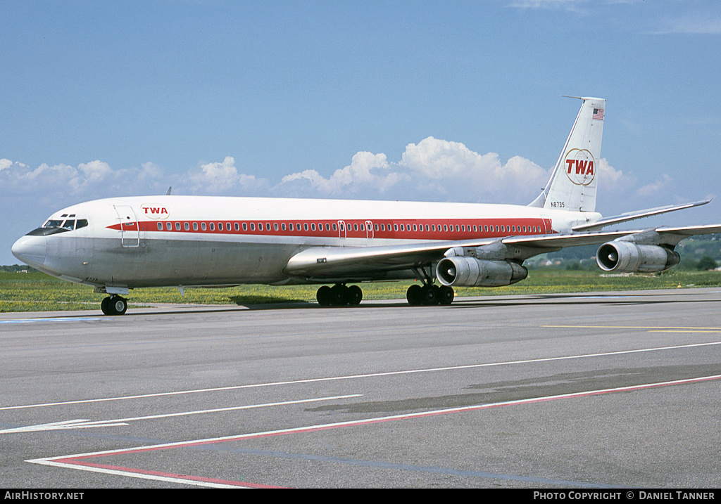 Aircraft Photo of N8735 | Boeing 707-331B | Trans World Airlines - TWA | AirHistory.net #28005
