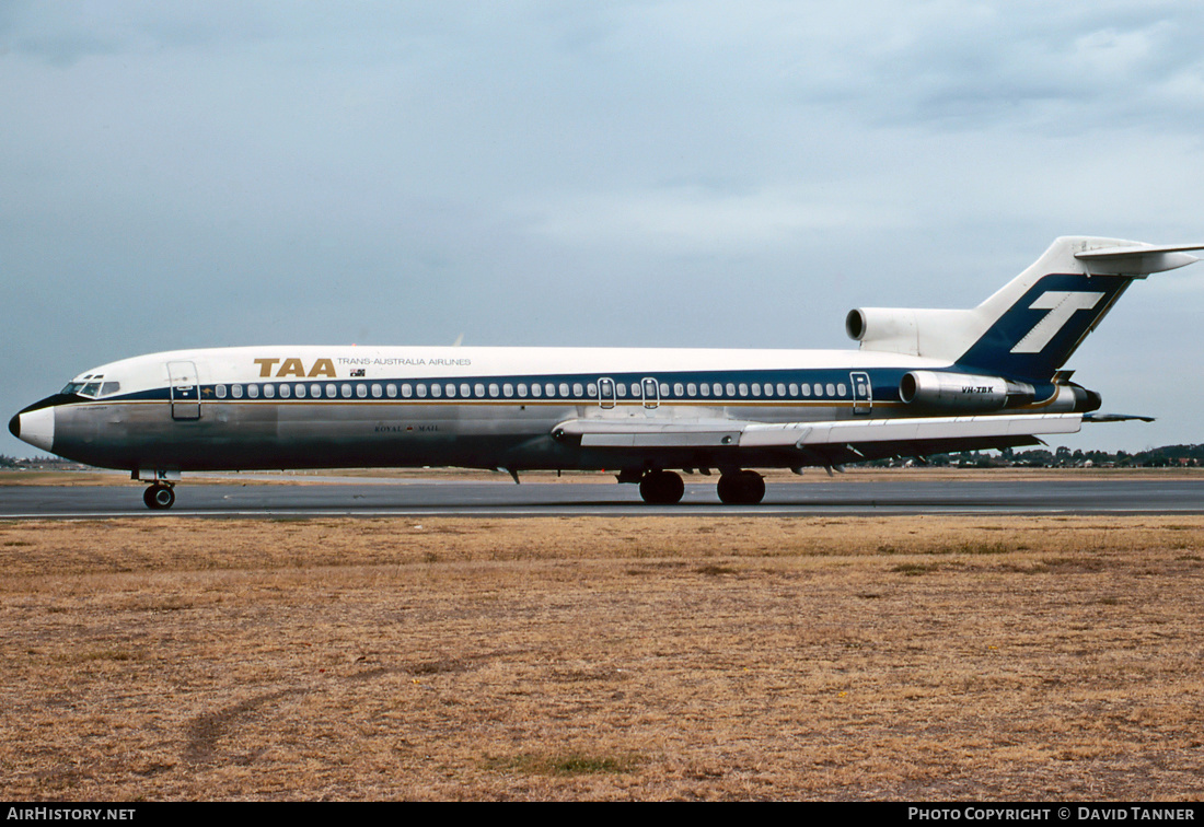 Aircraft Photo of VH-TBK | Boeing 727-276/Adv | Trans-Australia Airlines - TAA | AirHistory.net #28046