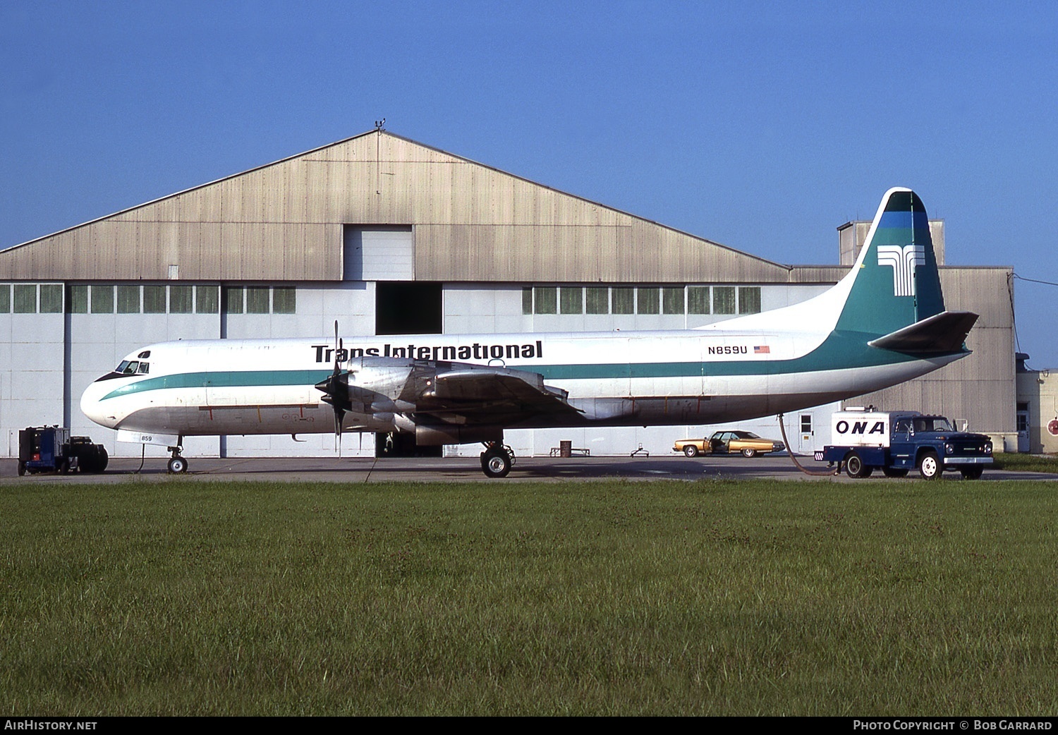 Aircraft Photo of N859U | Lockheed L-188C(F) Electra | Trans International Airlines - TIA | AirHistory.net #28074