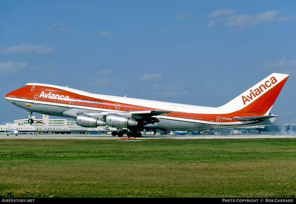 Aircraft Photo of HK-2910X | Boeing 747-283BM | Avianca | AirHistory.net #28118