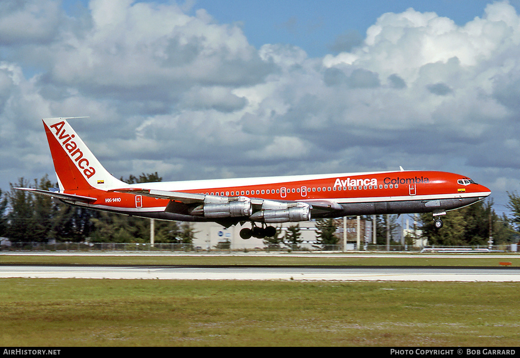 Aircraft Photo of HK-1410 | Boeing 707-359B | Avianca | AirHistory.net #28162