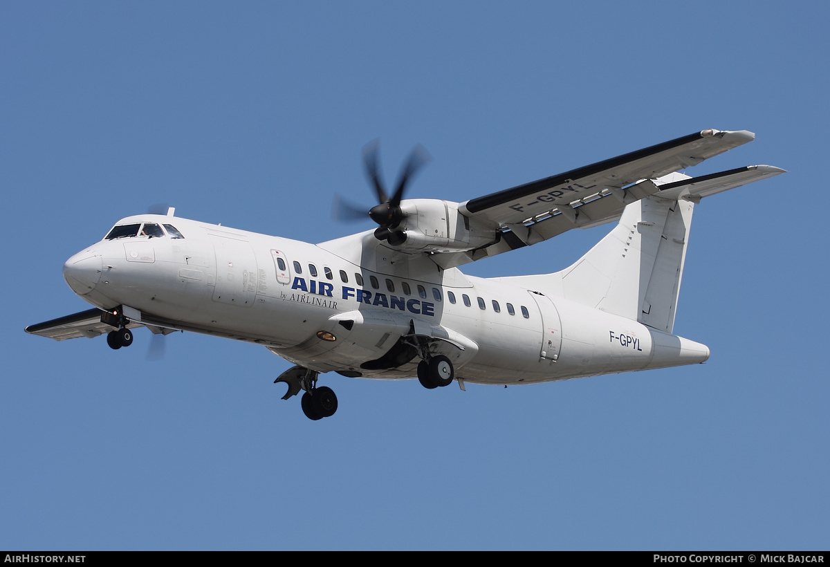Aircraft Photo of F-GPYL | ATR ATR-42-500 | Air France | AirHistory.net #28174