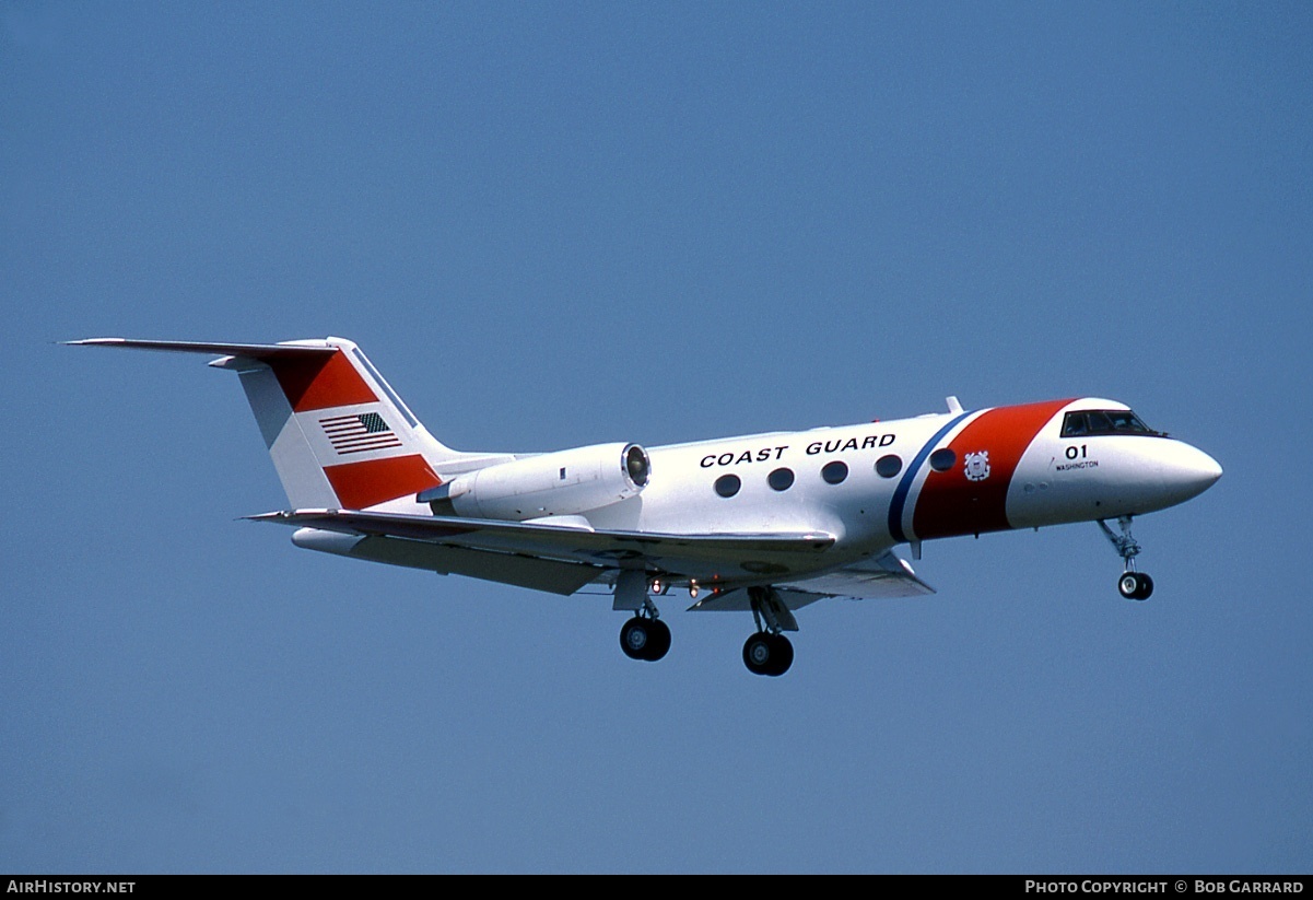 Aircraft Photo of 01 | Grumman G-1159 Gulfstream II | USA - Coast Guard | AirHistory.net #28178