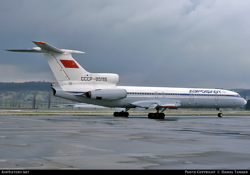 Aircraft Photo of CCCP-85115 | Tupolev Tu-154A | Aeroflot | AirHistory.net #28193