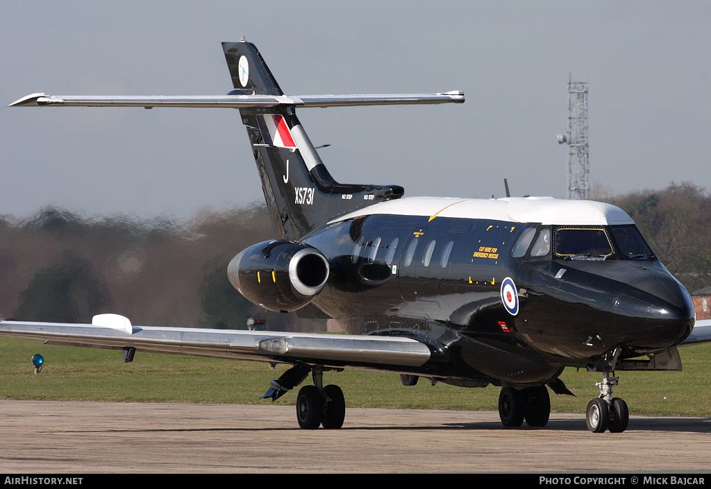 Aircraft Photo of XS731 | Hawker Siddeley HS-125-2 Dominie T1 | UK - Air Force | AirHistory.net #28206