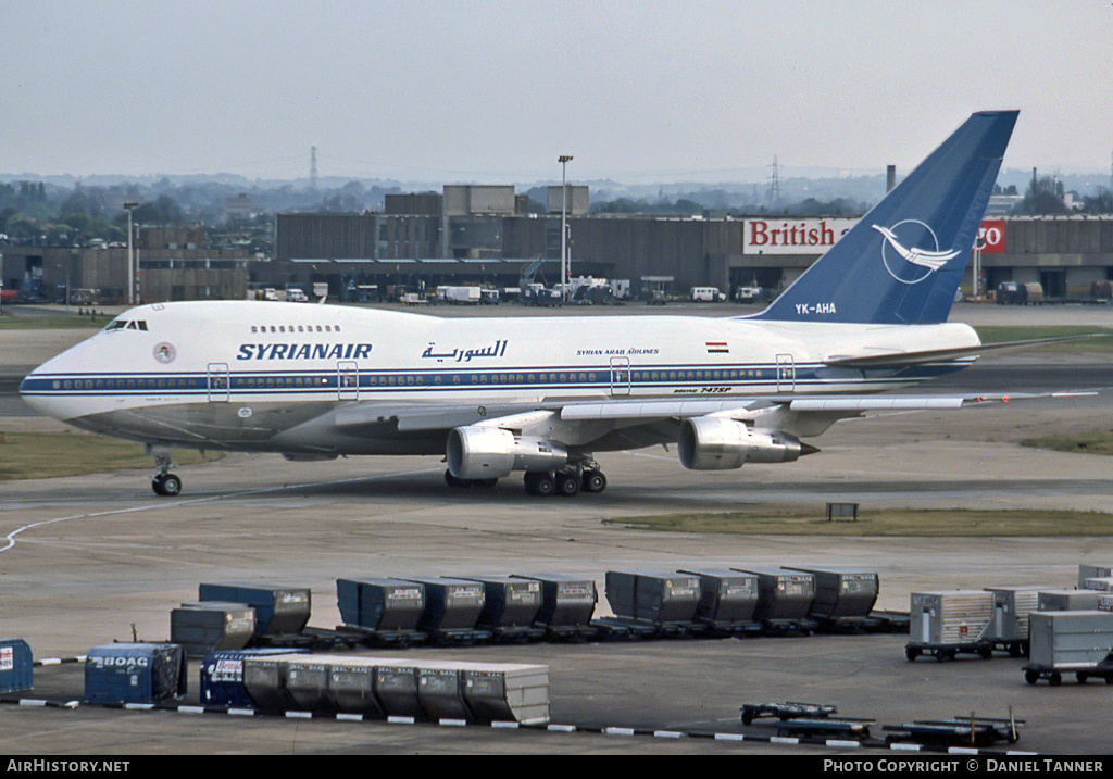 Aircraft Photo of YK-AHA | Boeing 747SP-94 | Syrian Air - Syrian Arab Airlines | AirHistory.net #28221