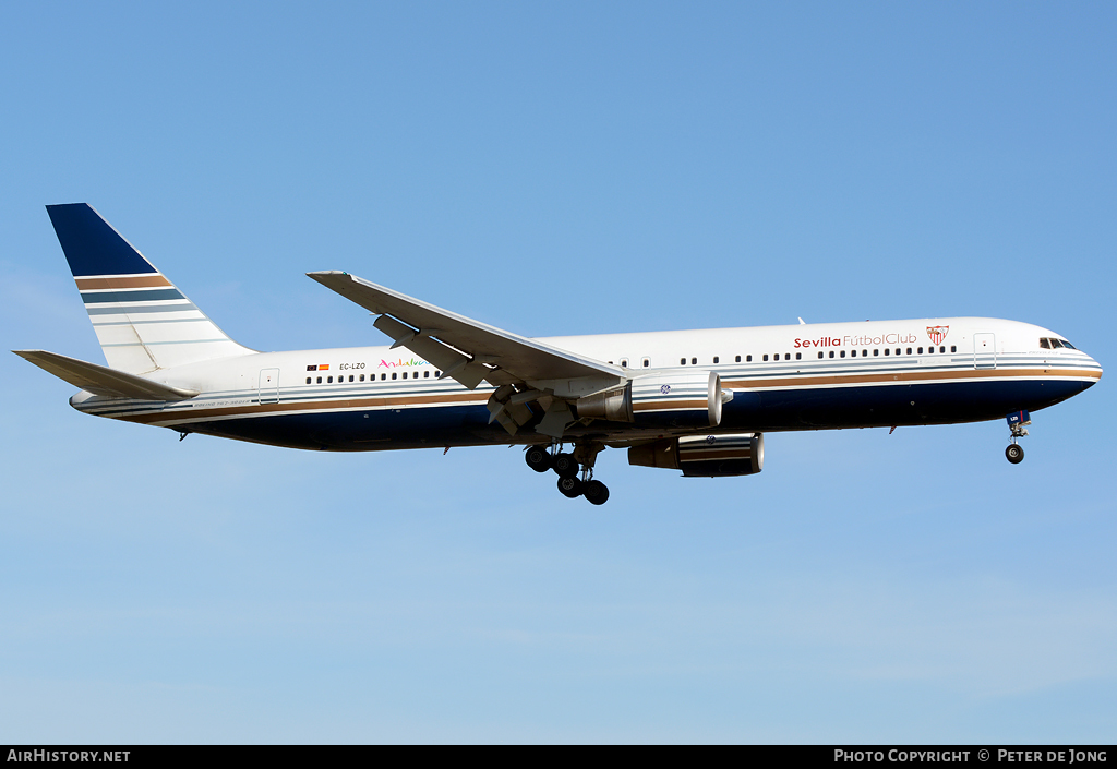 Aircraft Photo of EC-LZO | Boeing 767-35D/ER | Privilege Style | AirHistory.net #28237