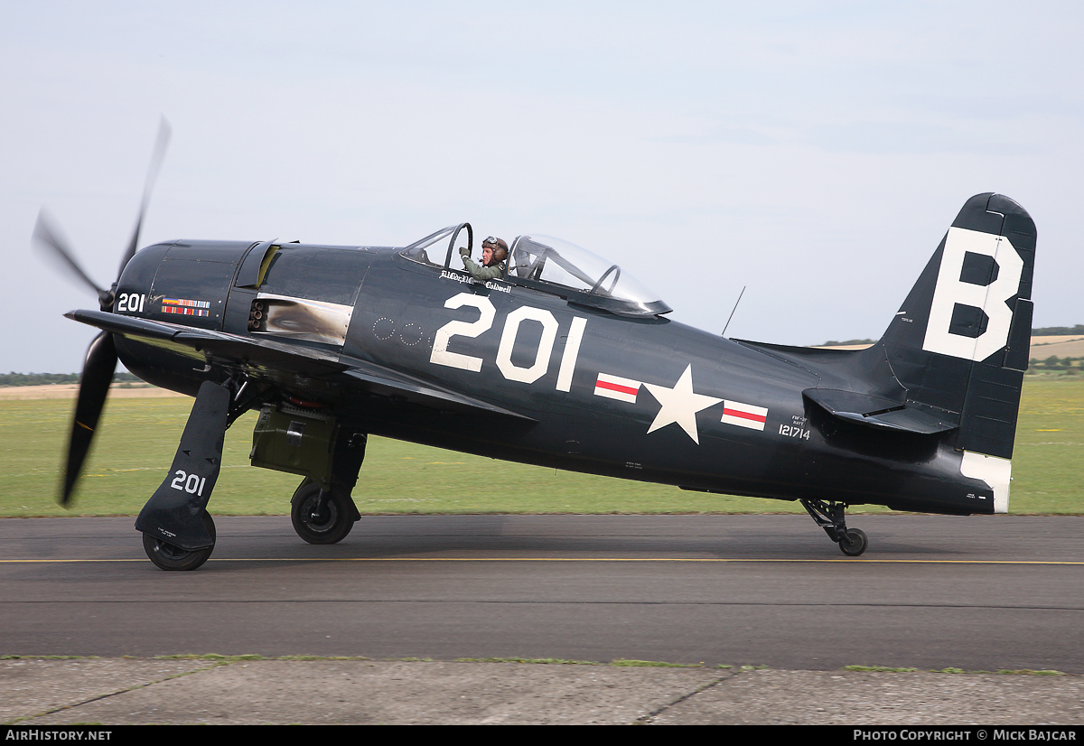 Aircraft Photo of G-RUMM / 121714 | Grumman F8F-2P Bearcat | USA - Navy | AirHistory.net #28278