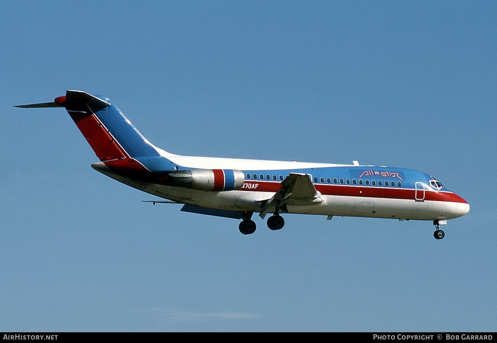 Aircraft Photo of N73AF | McDonnell Douglas DC-9-15RC | All Star Airlines | AirHistory.net #28295