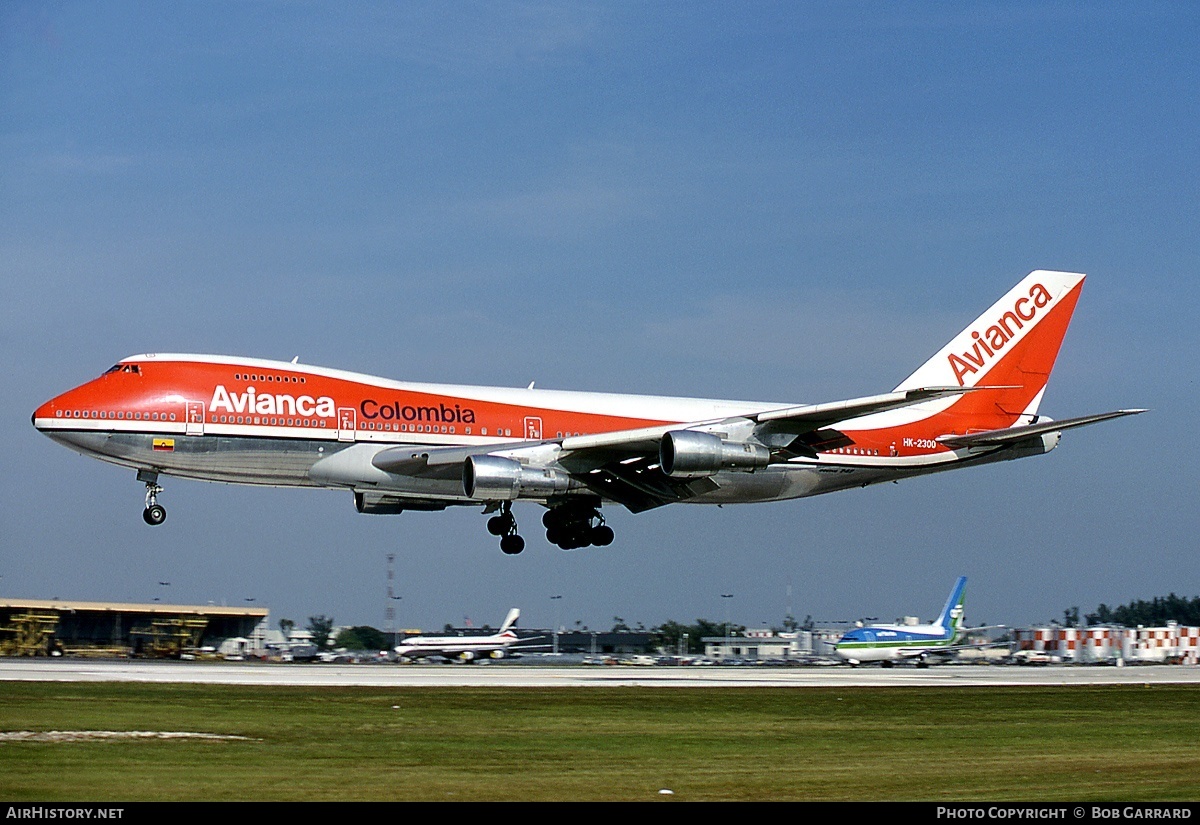 Aircraft Photo of HK-2300 | Boeing 747-259B(SF) | Avianca | AirHistory.net #28299