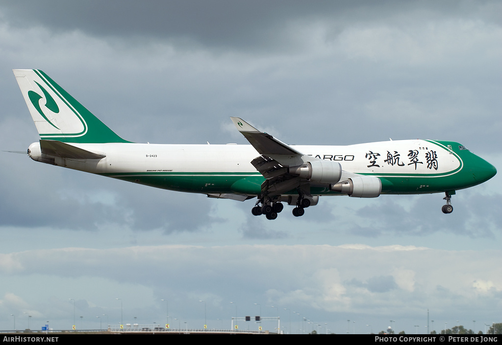 Aircraft Photo of B-2423 | Boeing 747-4EVF/ER/SCD | Jade Cargo International | AirHistory.net #28329