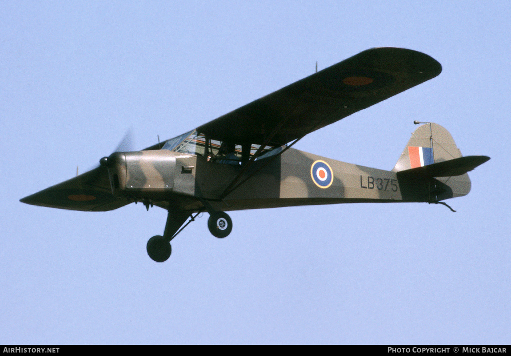 Aircraft Photo of G-AHGW / LB375 | Taylorcraft D/1 Auster Mk1 | UK - Air Force | AirHistory.net #28333
