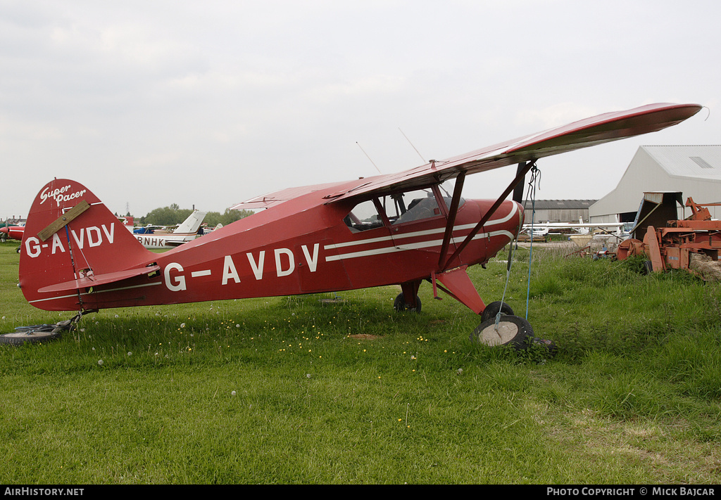 Aircraft Photo of G-AVDV | Piper PA-22-150 Pacer conversion | AirHistory.net #28338