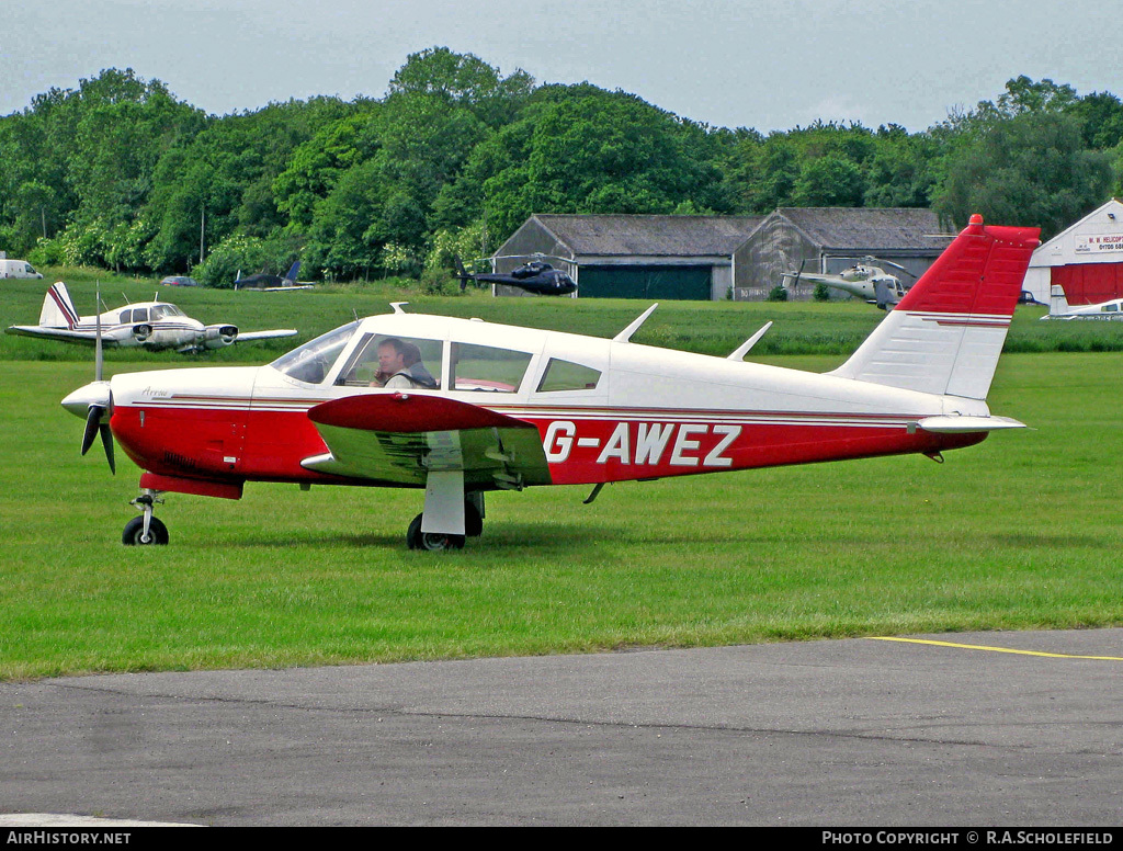 Aircraft Photo of G-AWEZ | Piper PA-28R-180 Cherokee Arrow | AirHistory.net #28344