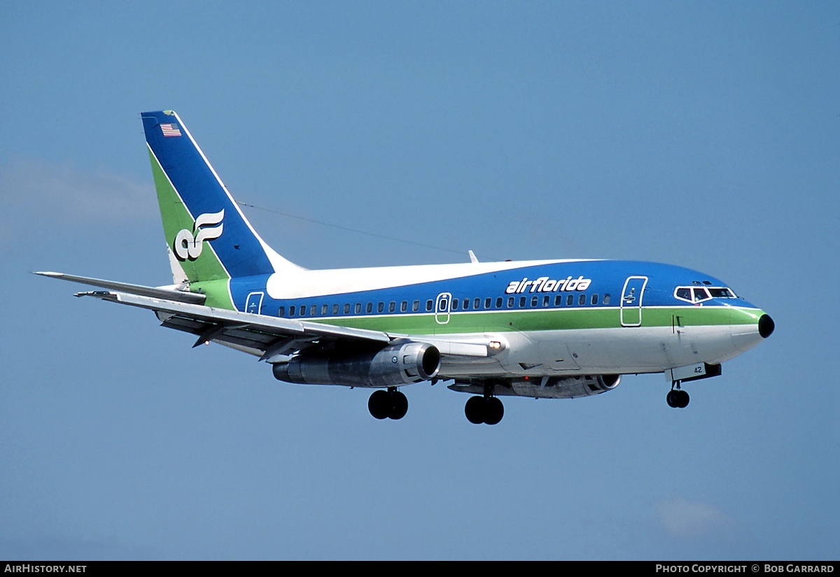 Aircraft Photo of N42AF | Boeing 737-112 | Air Florida | AirHistory.net #28354