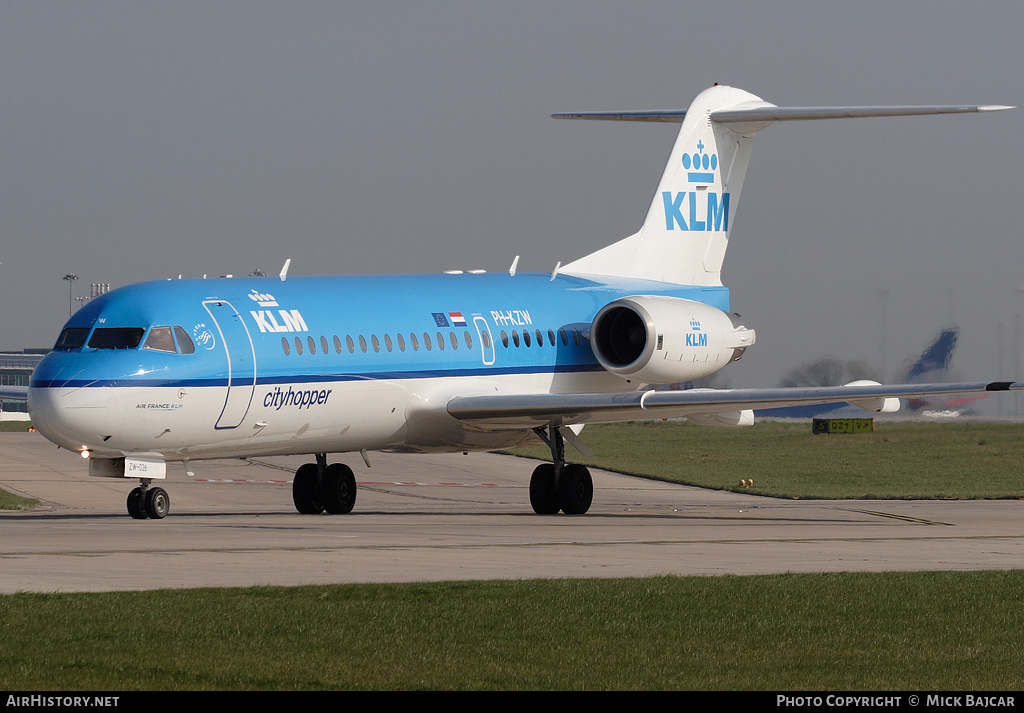 Aircraft Photo of PH-KZW | Fokker 70 (F28-0070) | KLM Cityhopper | AirHistory.net #28359