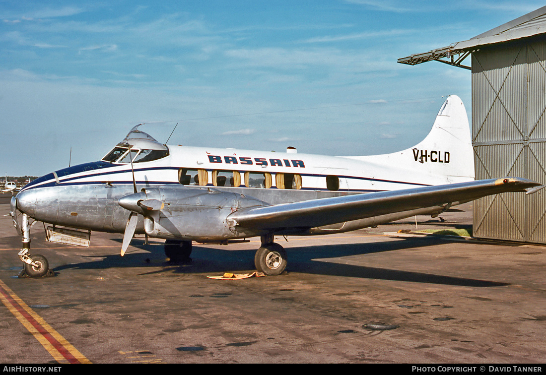 Aircraft Photo of VH-CLD | De Havilland D.H. 104 Dove 5 | Bassair | AirHistory.net #28365