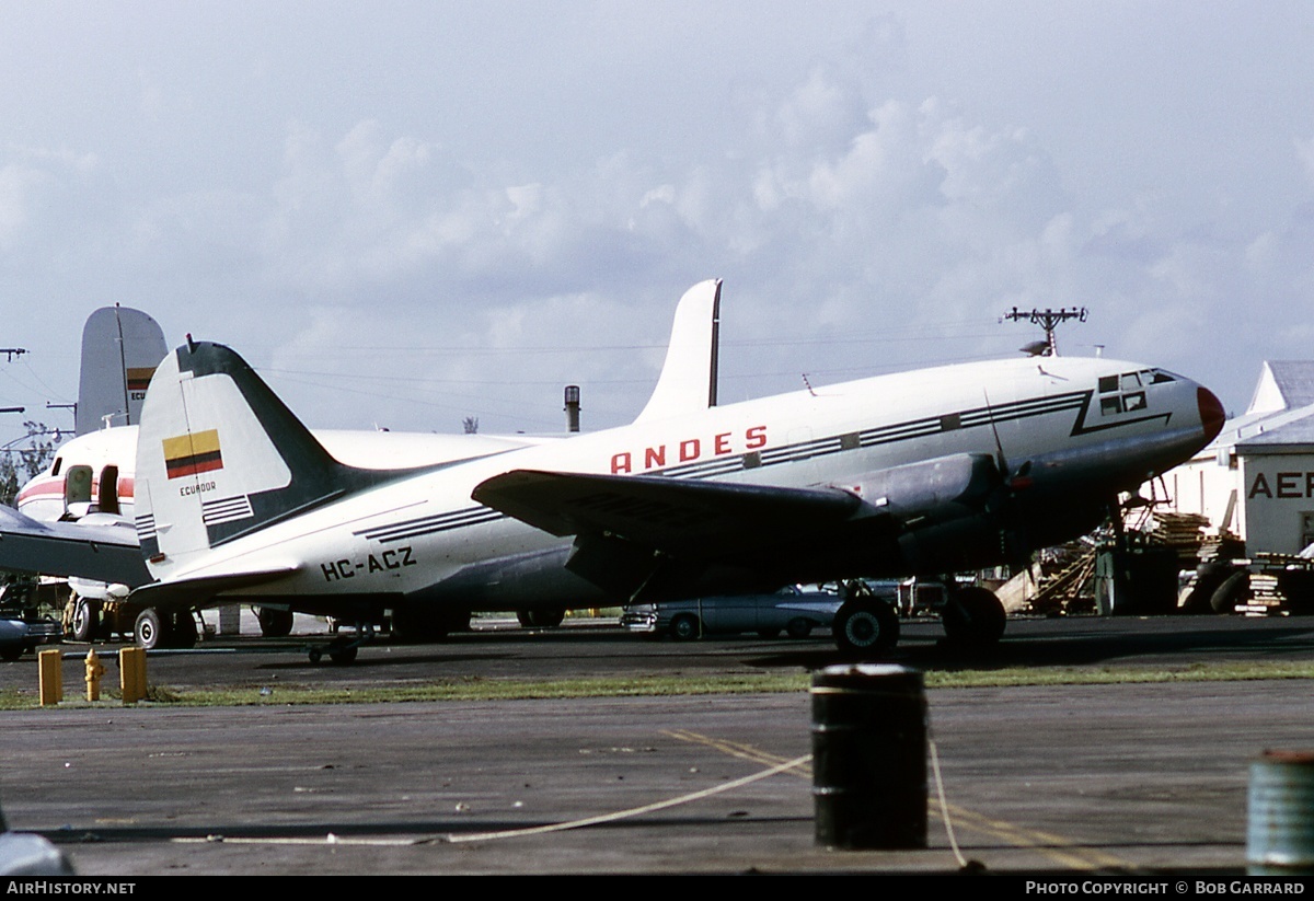 Aircraft Photo of HC-ACZ | Curtiss C-46A Commando | Andes Airlines | AirHistory.net #28368