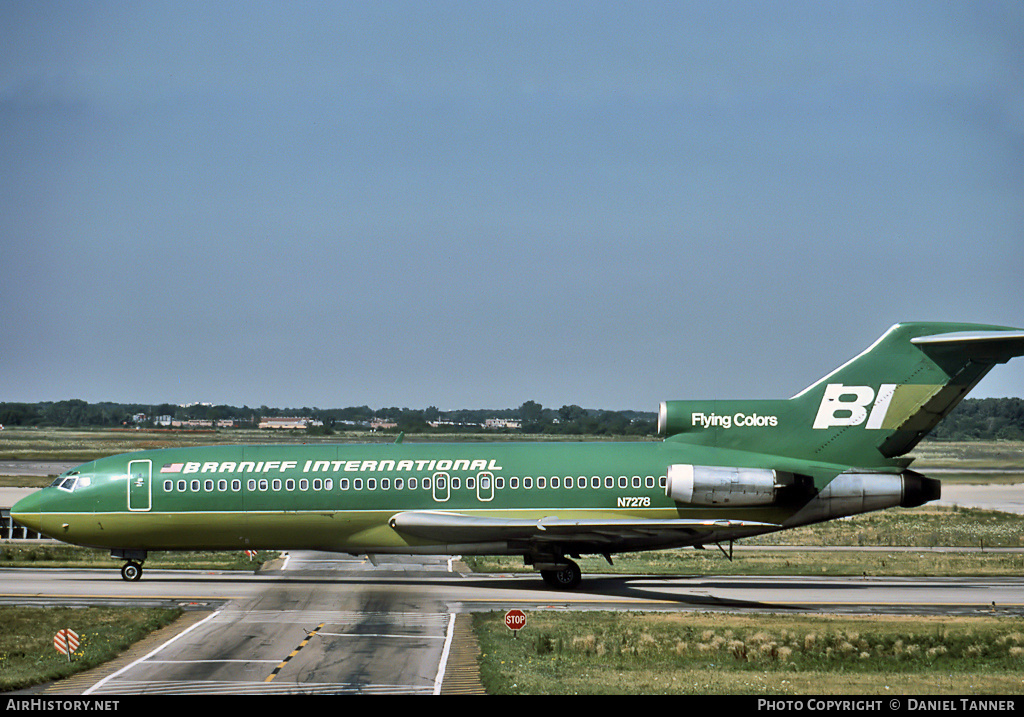 Aircraft Photo of N7278 | Boeing 727-27C | Braniff International Airways | AirHistory.net #28399