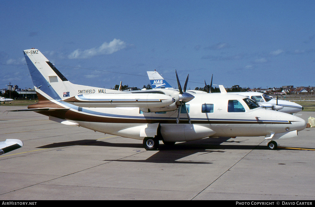 Aircraft Photo of VH-SMZ | Mitsubishi MU-2 Marquise (MU-2B-60) | Smithfield Mall | AirHistory.net #28433