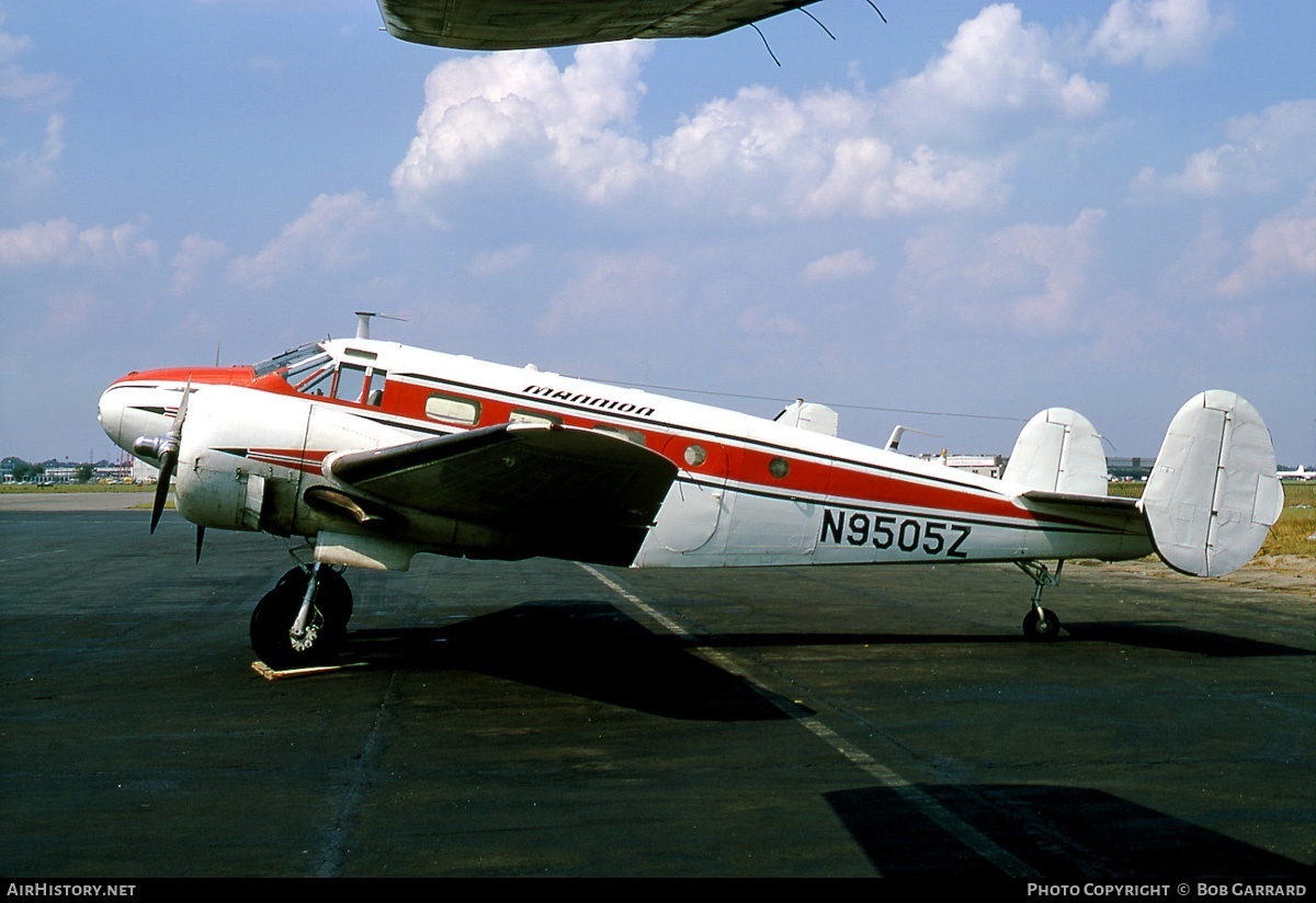 Aircraft Photo of N9505Z | Beech C-45H Expeditor | Mannion Air Charter | AirHistory.net #28455