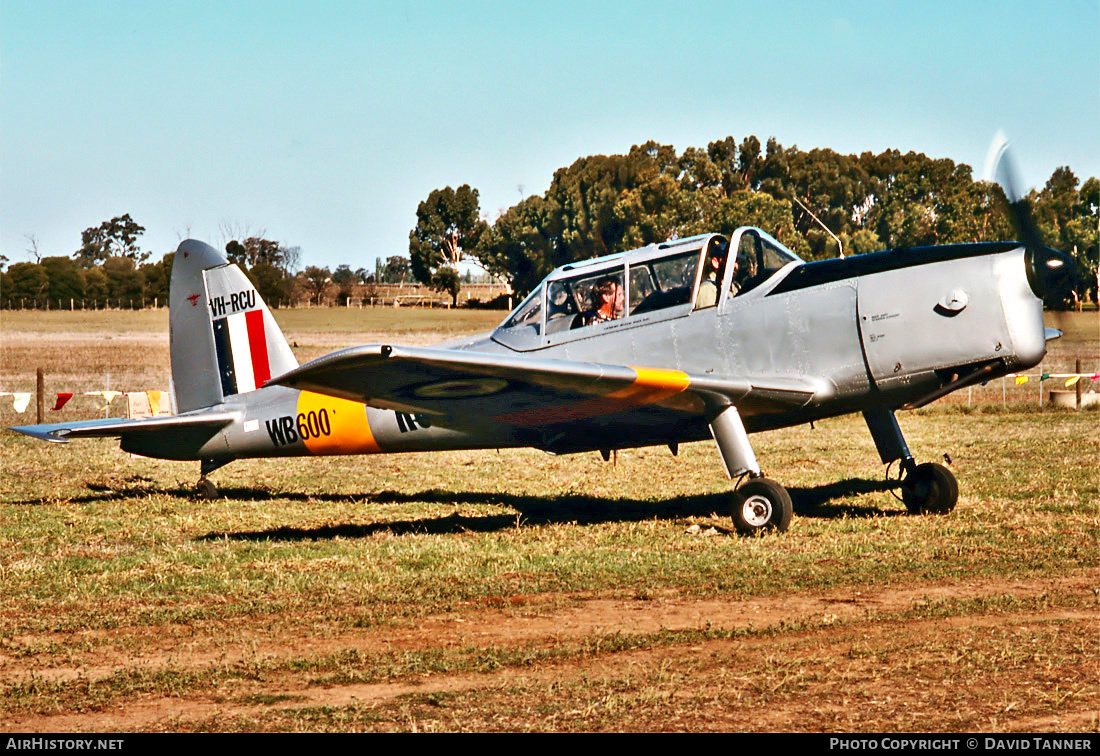 Aircraft Photo of VH-RCU / WB600 | De Havilland DHC-1 Chipmunk Mk22 | UK - Air Force | AirHistory.net #28460