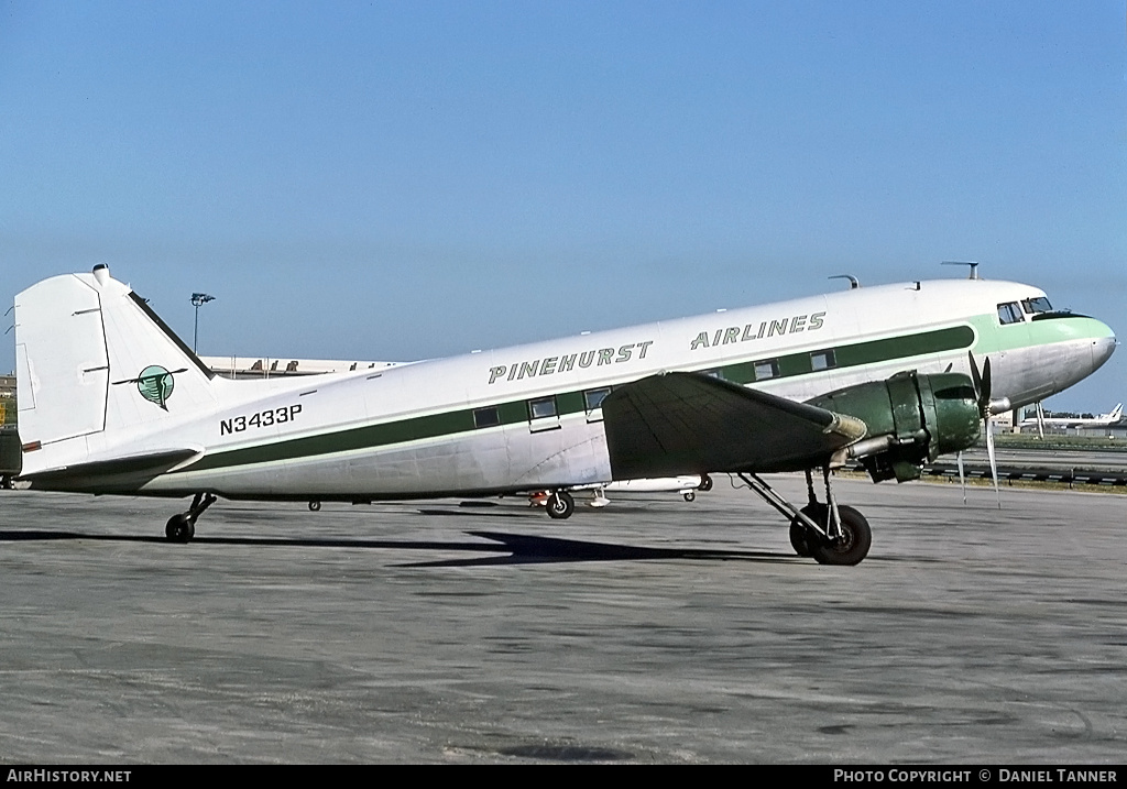 Aircraft Photo of N3433P | Douglas C-47 Skytrain | Pinehurst Airlines | AirHistory.net #28469