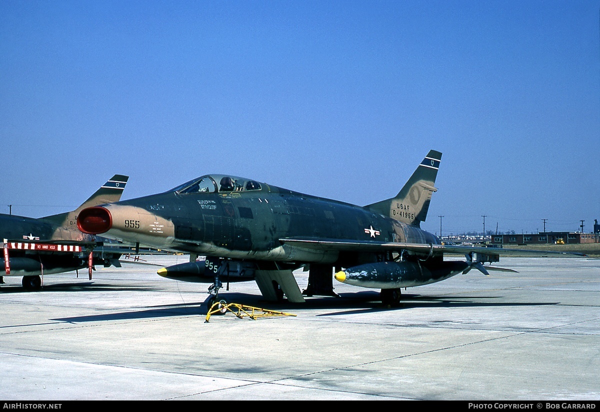 Aircraft Photo of 54-1955 / 0-41955 | North American F-100C Super Sabre | USA - Air Force | AirHistory.net #28489