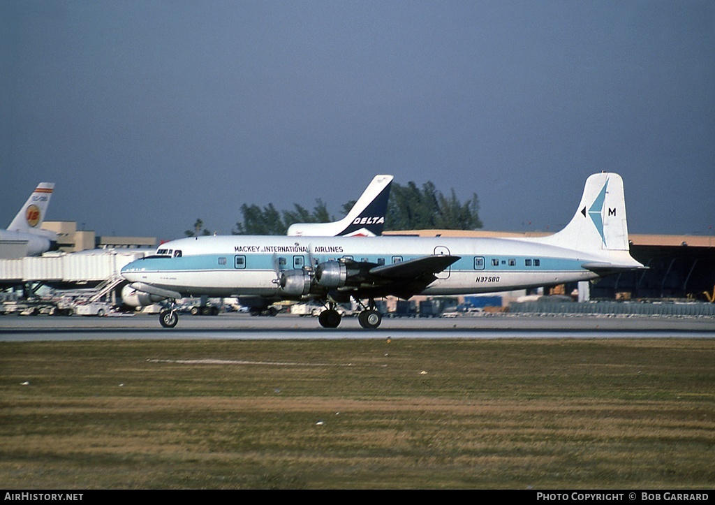 Aircraft Photo of N37580 | Douglas DC-6B | Mackey International Airlines | AirHistory.net #28491